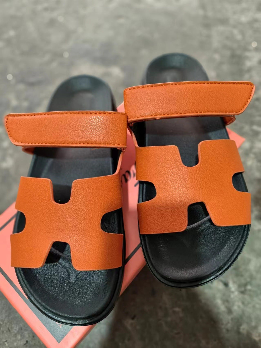 Women's Faux Leather Sandals with Adjustable Straps – Comfortable Summer Shoes