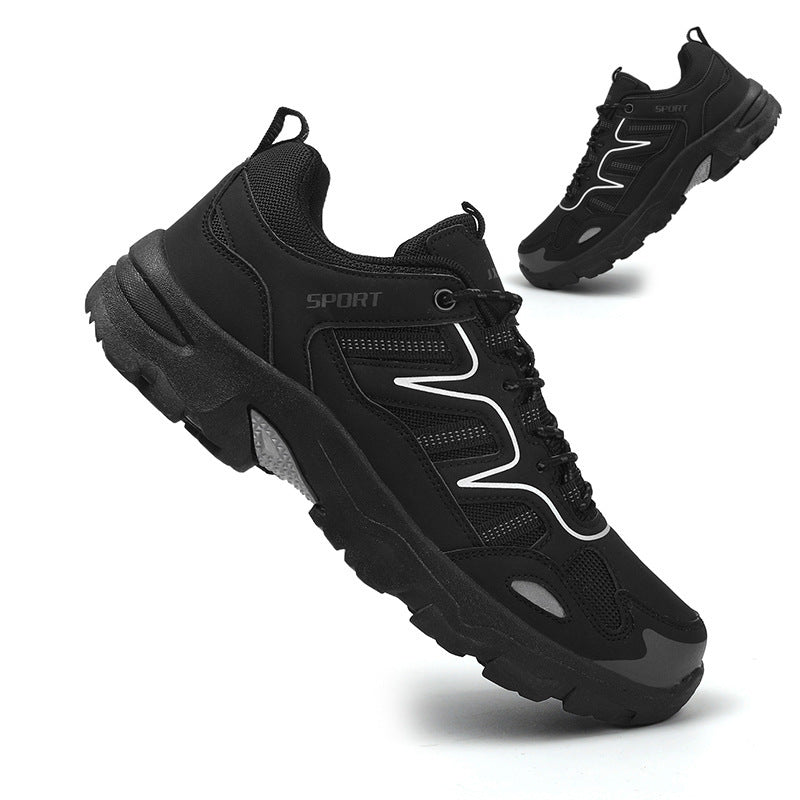 Zapatillas deportivas grises para mujer con cordones y ajuste cómodo antideslizante