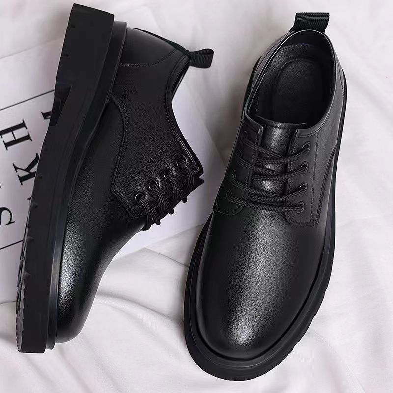 Men's Lace-Up Oxford Business Casual Shoes – Formal Leather Shoes