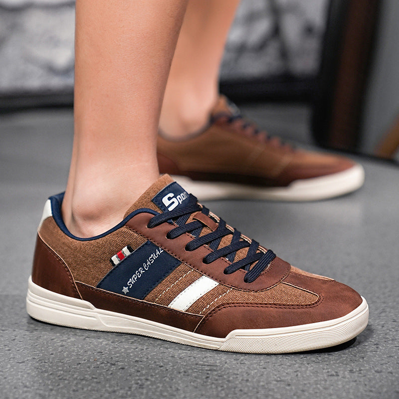 Damskie niebieskie sznurowane sneakersy z antypoślizgową podeszwą – wyściełane buty komfortowe