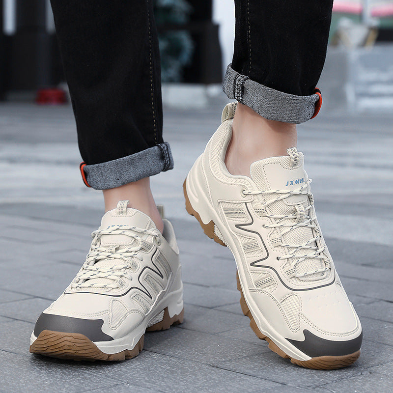 Zapatillas deportivas grises para mujer con cordones y ajuste cómodo antideslizante