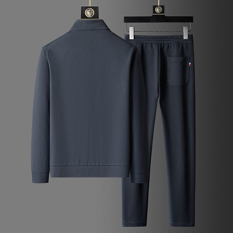 Conjunto deportivo de entrenamiento para hombre en dos piezas negro – Atuendo de fitness