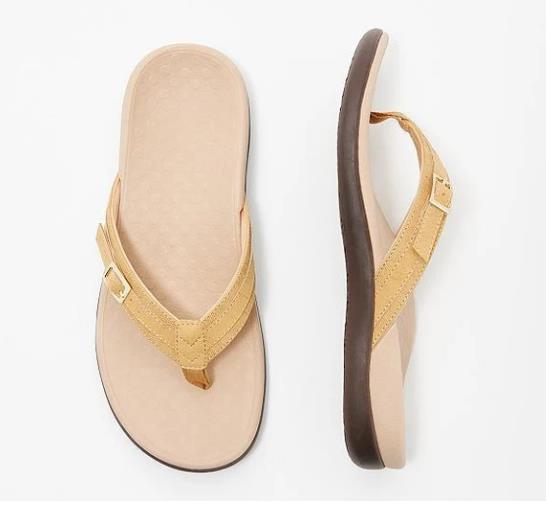 Women's Flip-Flops with Adjustable Strap and Ergonomic Sole