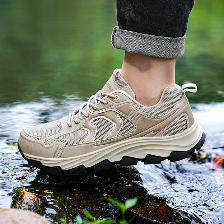 Damen Sportliche Wander Sneaker Mit Rutschfester Profilsohle Grip