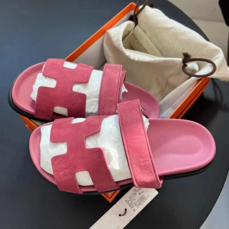 Women's Faux Leather Sandals with Adjustable Straps – Comfortable Summer Shoes