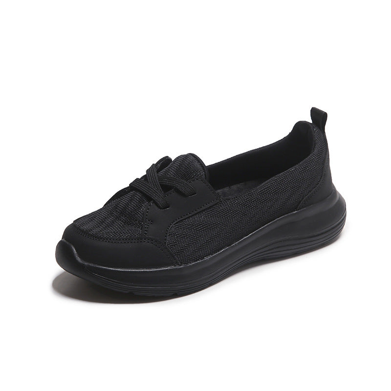 Baskets slip-on roses pour femmes – Chaussures confort légères et rembourrées