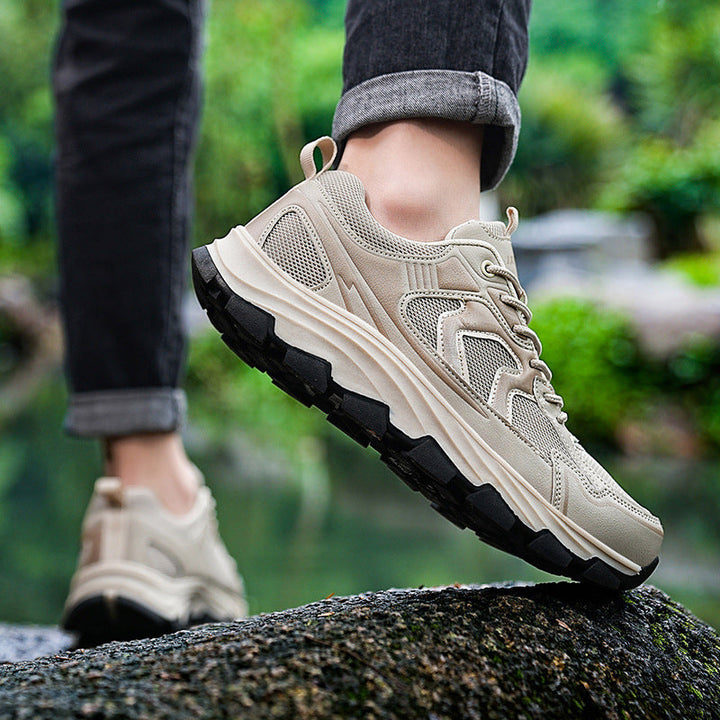 Damen Sportliche Wander Sneaker Mit Rutschfester Profilsohle Grip