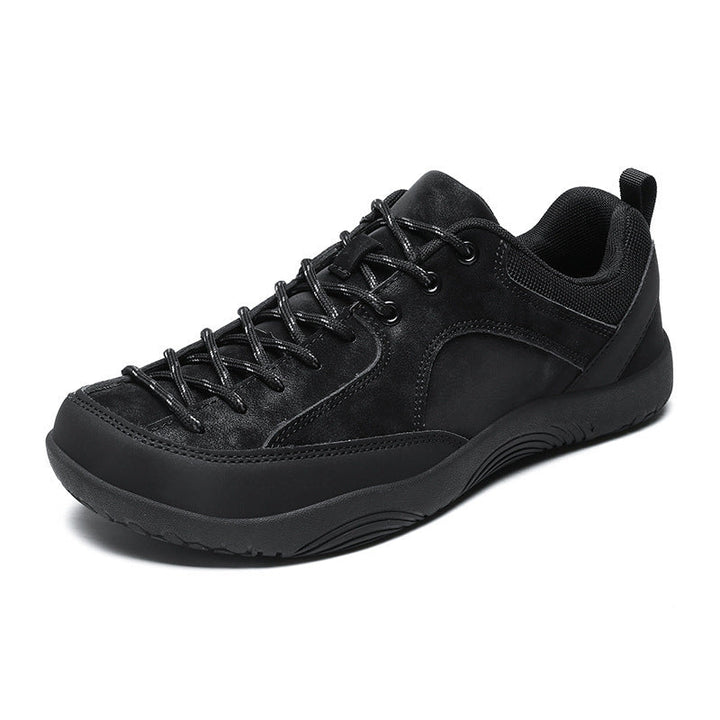 Zapatos de senderismo transpirables para mujer con suela antideslizante y cordones