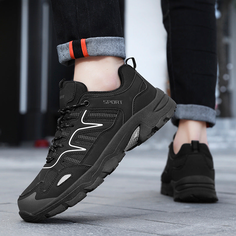 Zapatillas deportivas grises para mujer con cordones y ajuste cómodo antideslizante