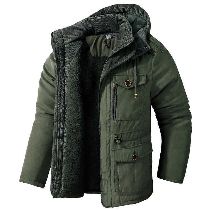 Thatcher | Herren Winterparka isoliert mit Kapuze