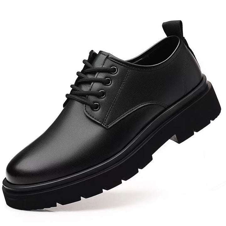 Men's Lace-Up Oxford Business Casual Shoes – Formal Leather Shoes