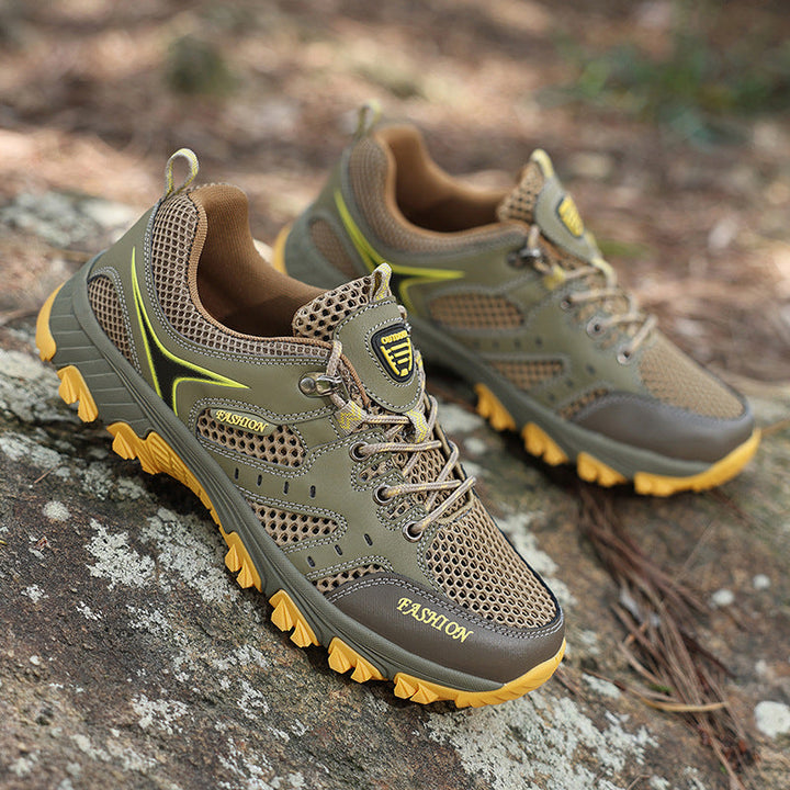 Damen Atmungsaktive Mesh Lauf Sneaker Mit Sicherer Schnürpassform