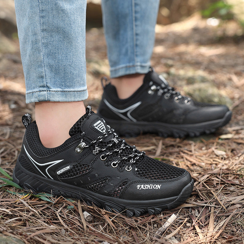Damen Atmungsaktive Mesh Lauf Sneaker Mit Sicherer Schnürpassform