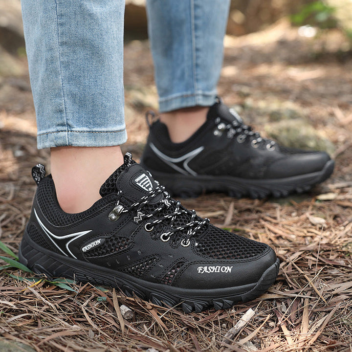 Damen Atmungsaktive Mesh Lauf Sneaker Mit Sicherer Schnürpassform