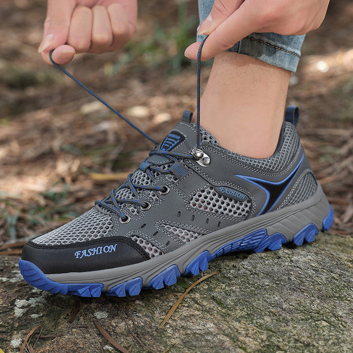 Damen Atmungsaktive Mesh Lauf Sneaker Mit Sicherer Schnürpassform