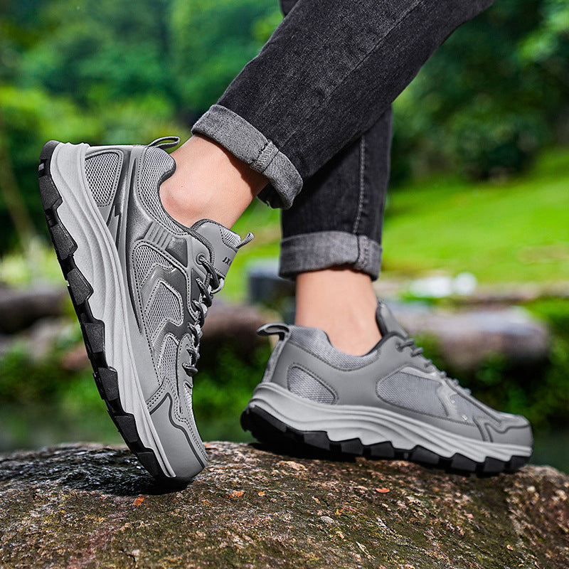 Damen Sportliche Wander Sneaker Mit Rutschfester Profilsohle Grip