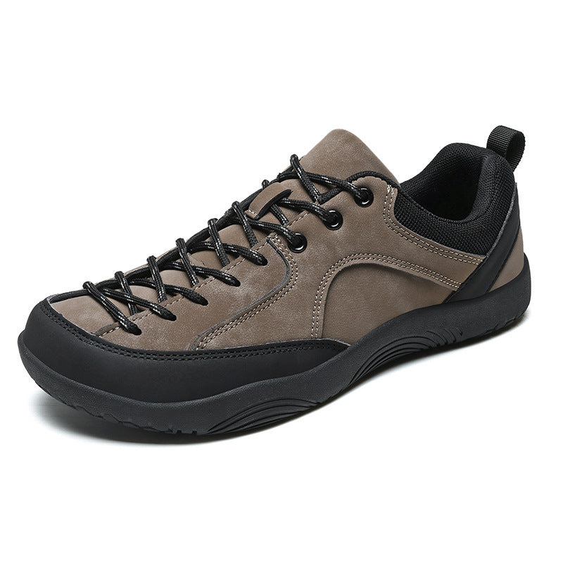 Zapatos de senderismo transpirables para mujer con suela antideslizante y cordones