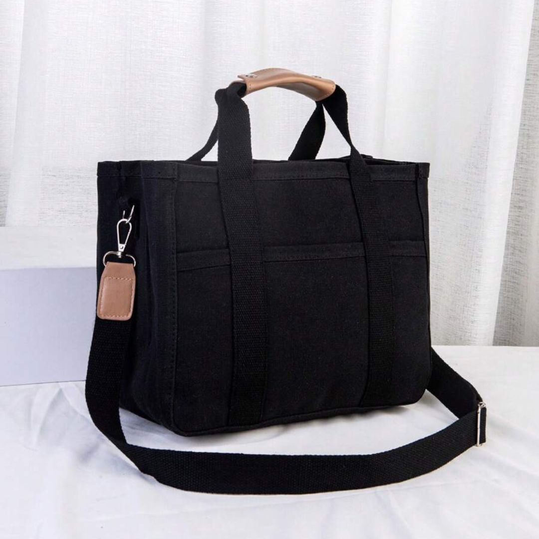 Canvas Tragetasche Damen – Großer Shopper aus Stoff – UrbanLook