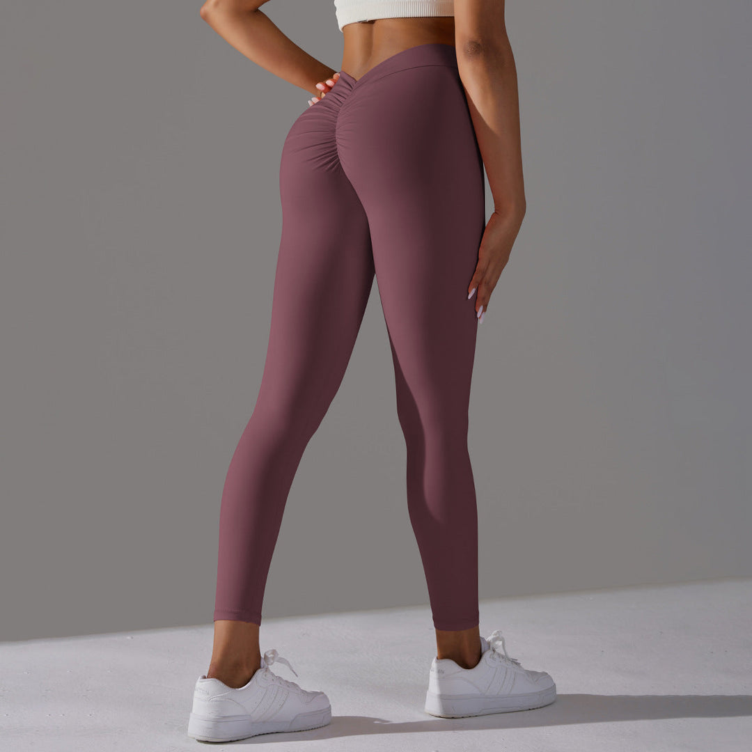 Optimized Title: Damen Schwarze Hochtaillierte Sport Leggings aus Atmungsaktivem Stoff mit Scrunch-Effekt 13