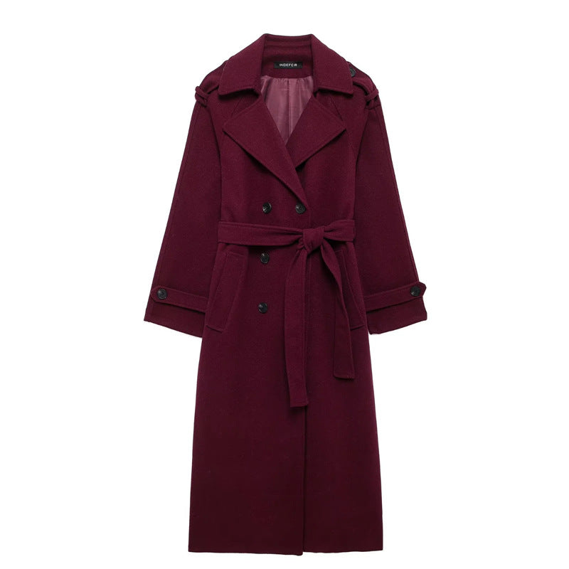 Rosie – Classic Burgundy Jas