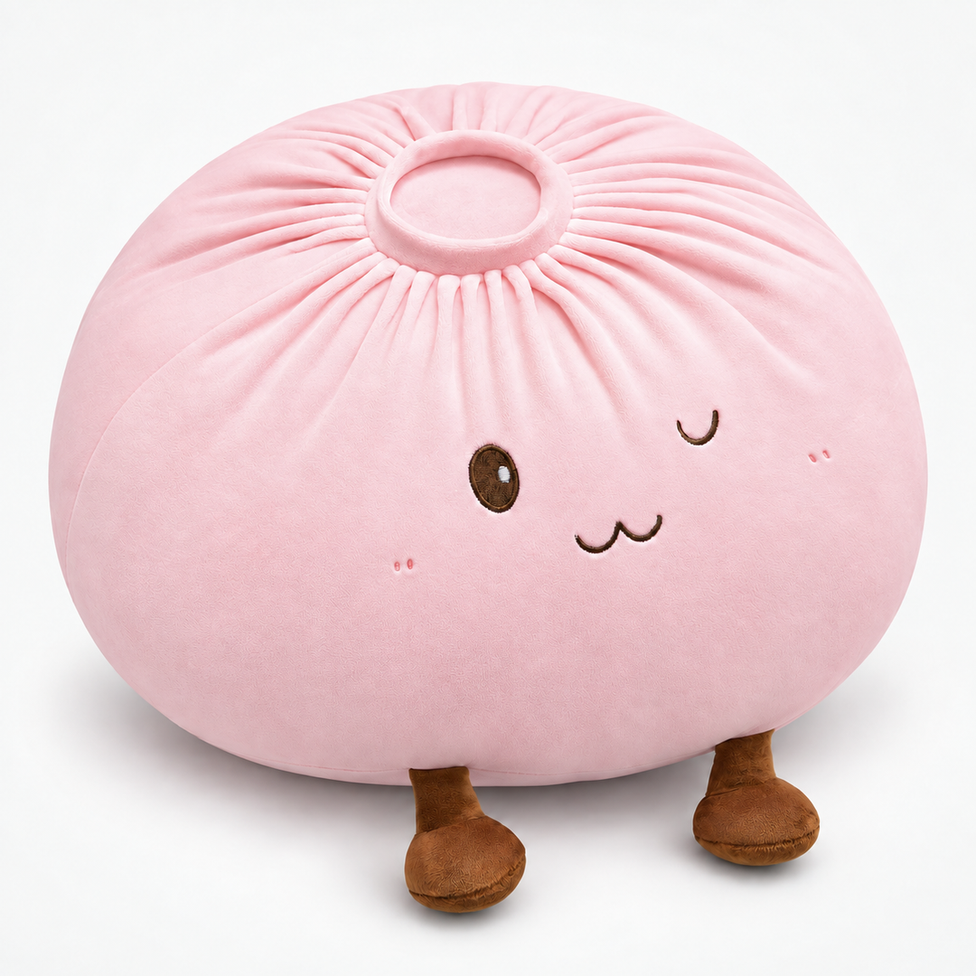 Plüschkissen Bao Bun Form