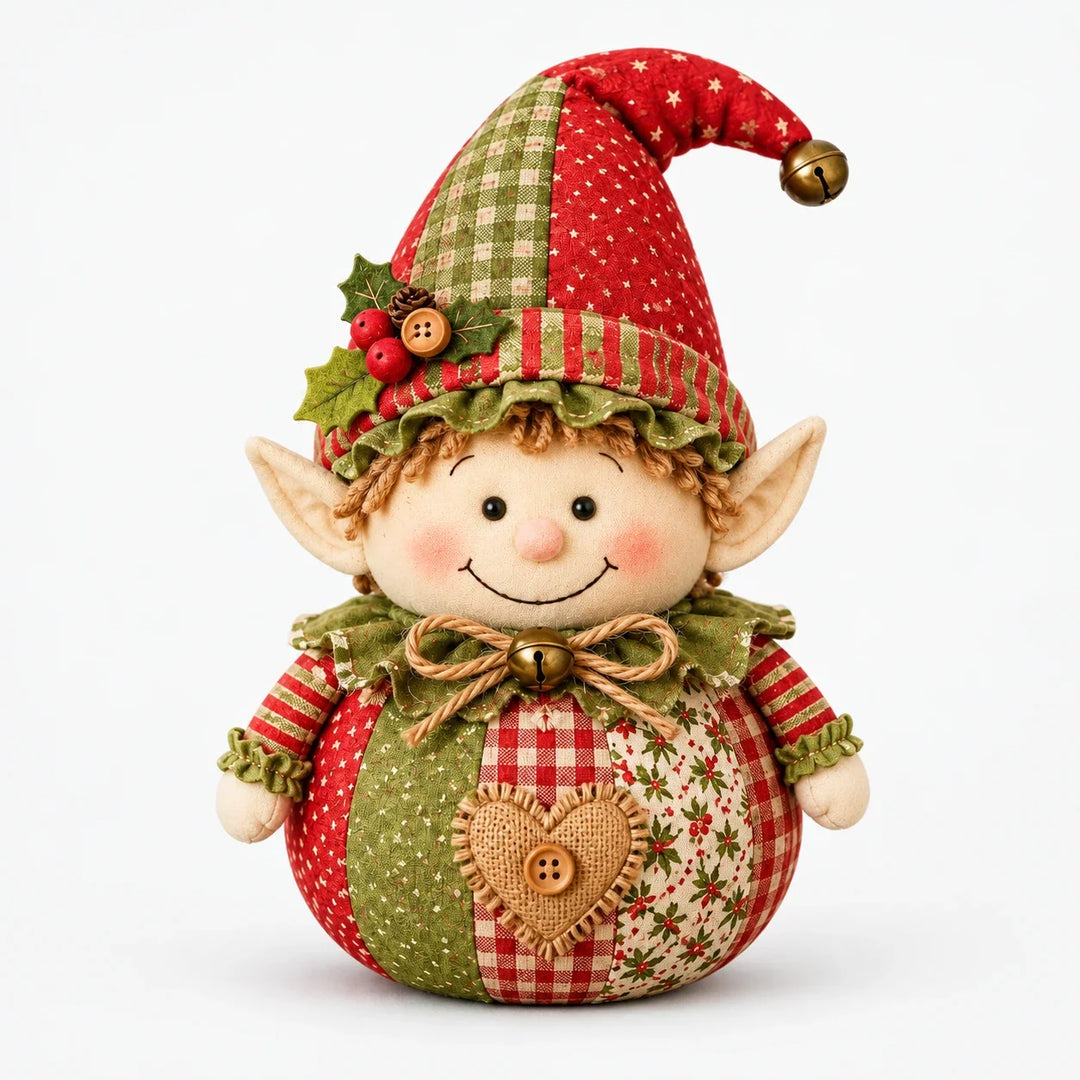 Sewing kit for patchwork fabric figures