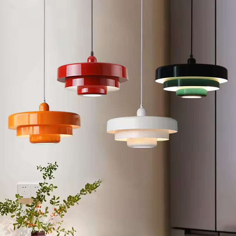 RetroDanish Hängelampe – Nordic Pendelleuchte für Esszimmer & Wohnzimmer, Ø 33 cm, Warmweiß, E27 LED Inklusive 1