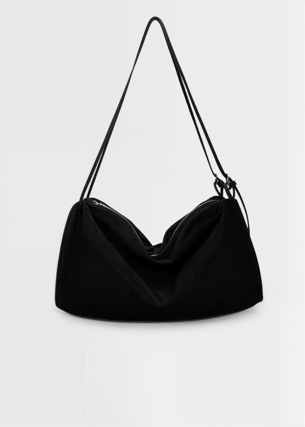 Women's Suede Crossbody Bag – Vegan Shoulder Bag Elegant & Compact