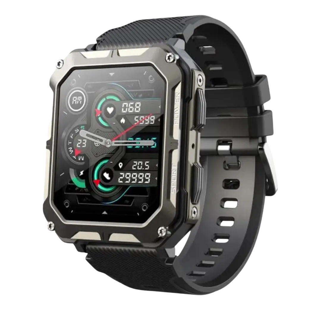 Robuste Smartwatch EnduranceX mit Herzfrequenzmesser und Schrittzähler für Abenteuerlustige 0