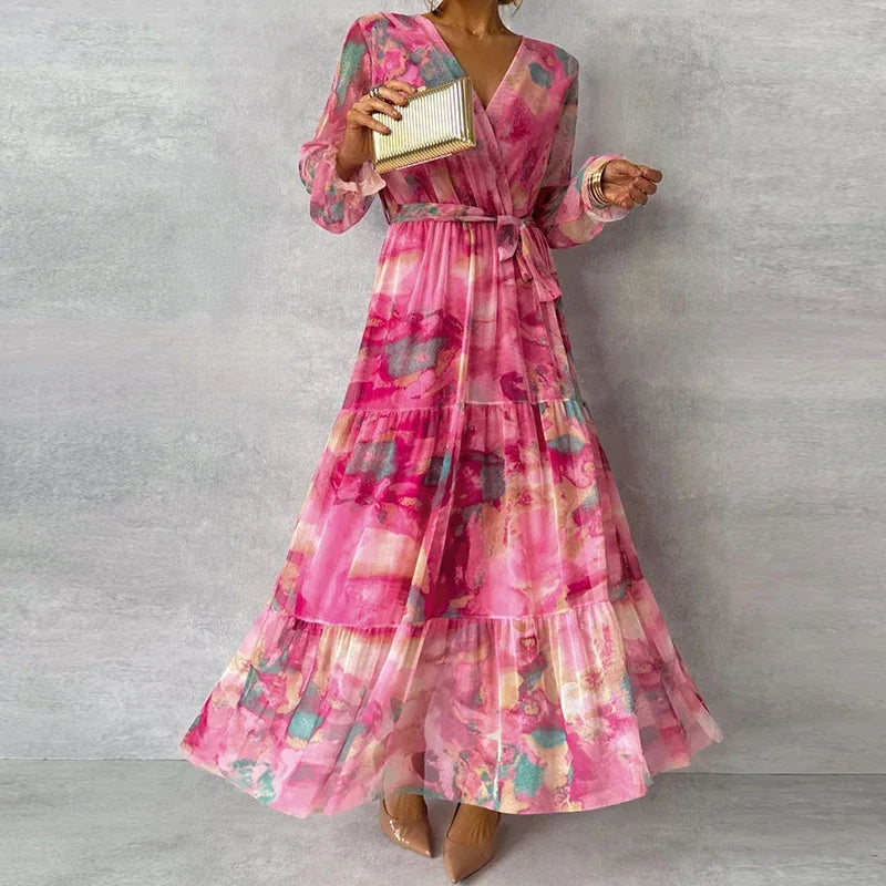 Romantisches Maxikleid mit Blumenmuster: Bequem und stilvoll für besondere Anlässe 1
