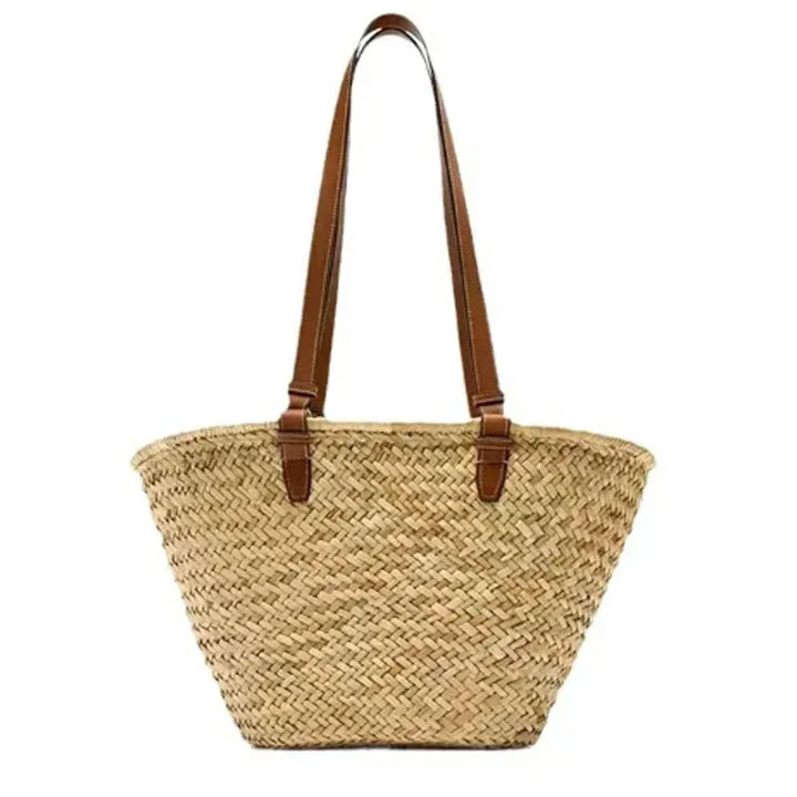Luxury Straw Bag Women – Large Beach Bag Summer 2025 Shopper Design