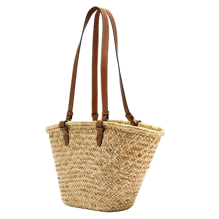 Luxury Straw Bag Women – Large Beach Bag Summer 2025 Shopper Design