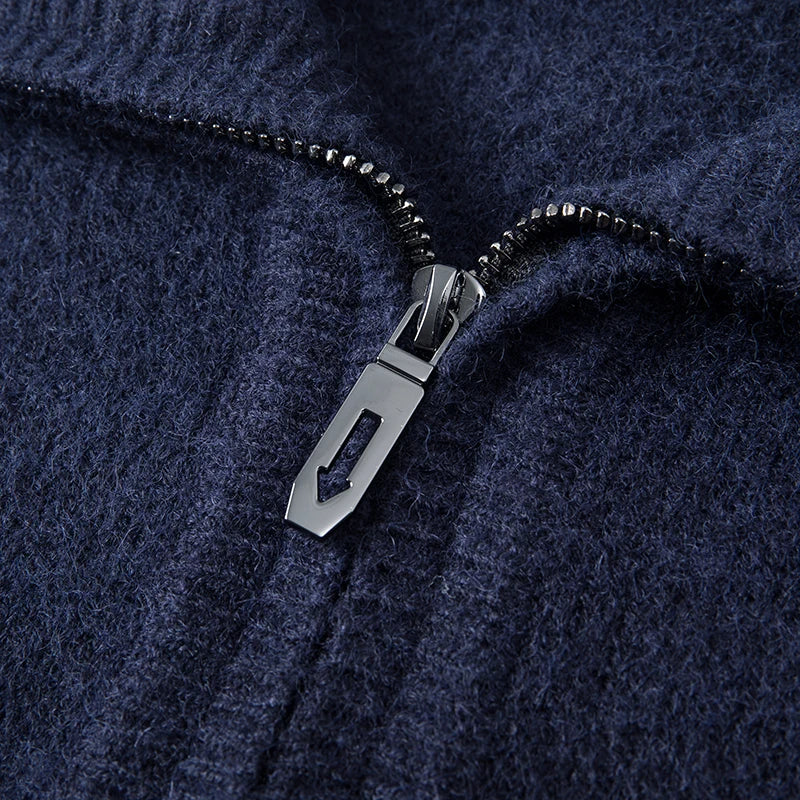 Manuel - Elegant & cozy half-zip pullover