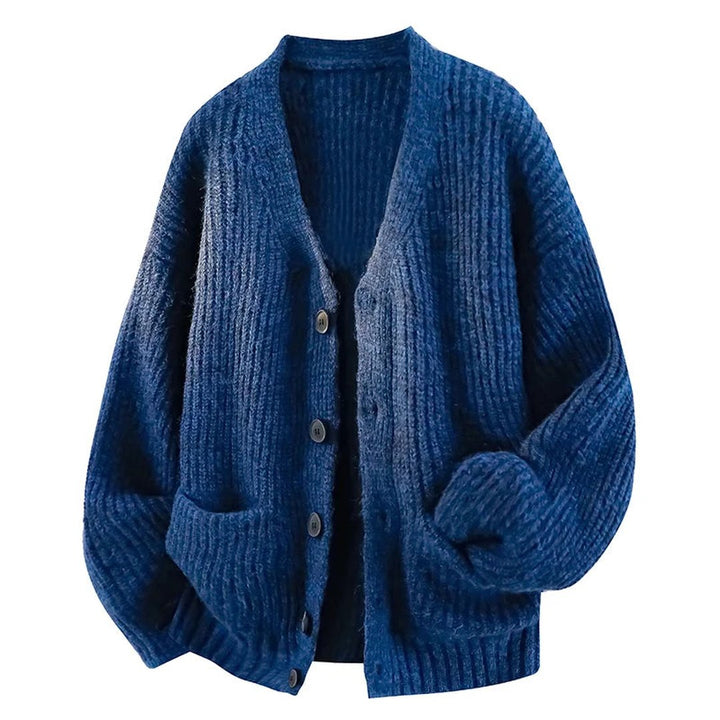 Lucille | Damen Strickjacke mit V-Ausschnitt