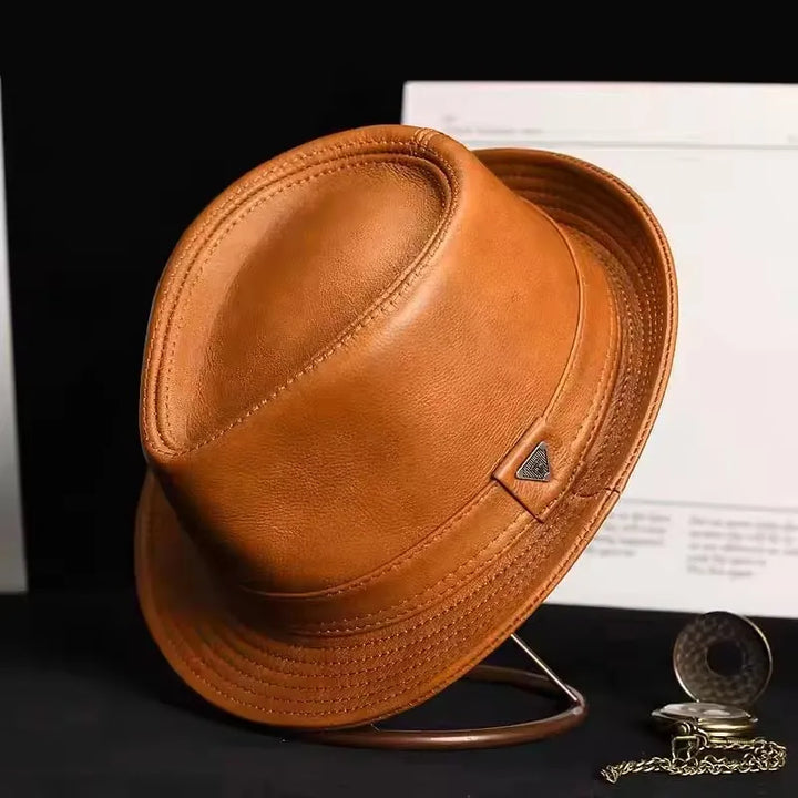 Vintage-Trilby Fedora Hut – Klassischer Leichter Modehut