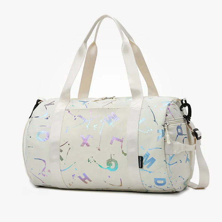 Sports bag for women – Stylish fitness & yoga bag with wet compartment & shoe compartment
