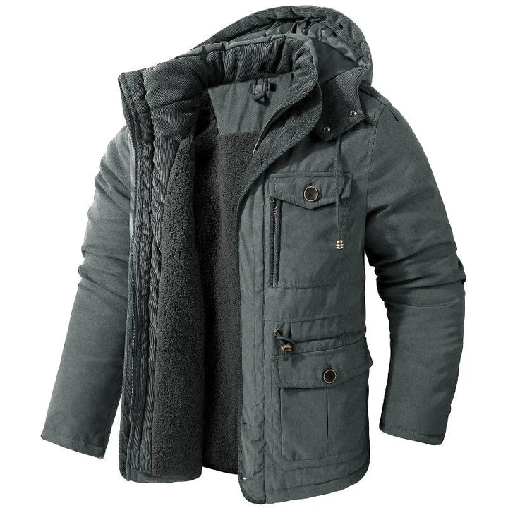 Thatcher | Herren Winterparka isoliert mit Kapuze