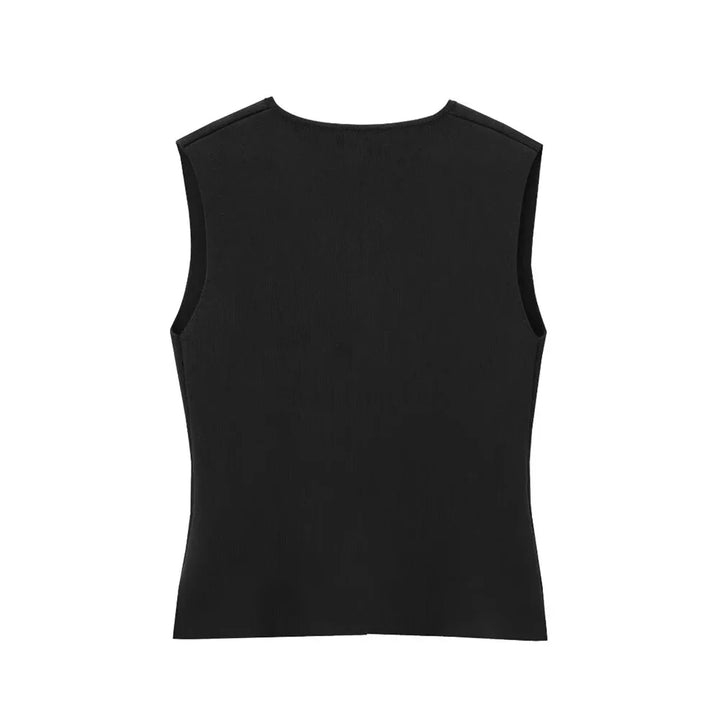 Gilet Top avec décolleté en V – stretch doux, chic de Stockholm