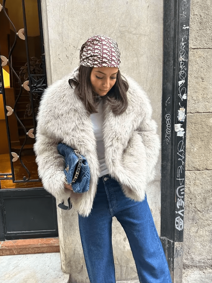 Olive | Fur Jacket
