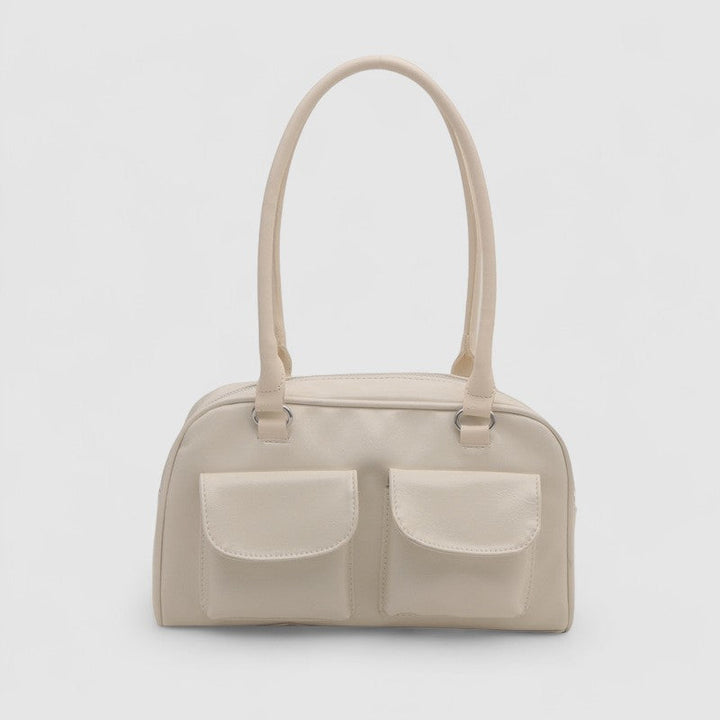Kompakte Damen Schultertasche – Vegan Leder & Alltagstauglich