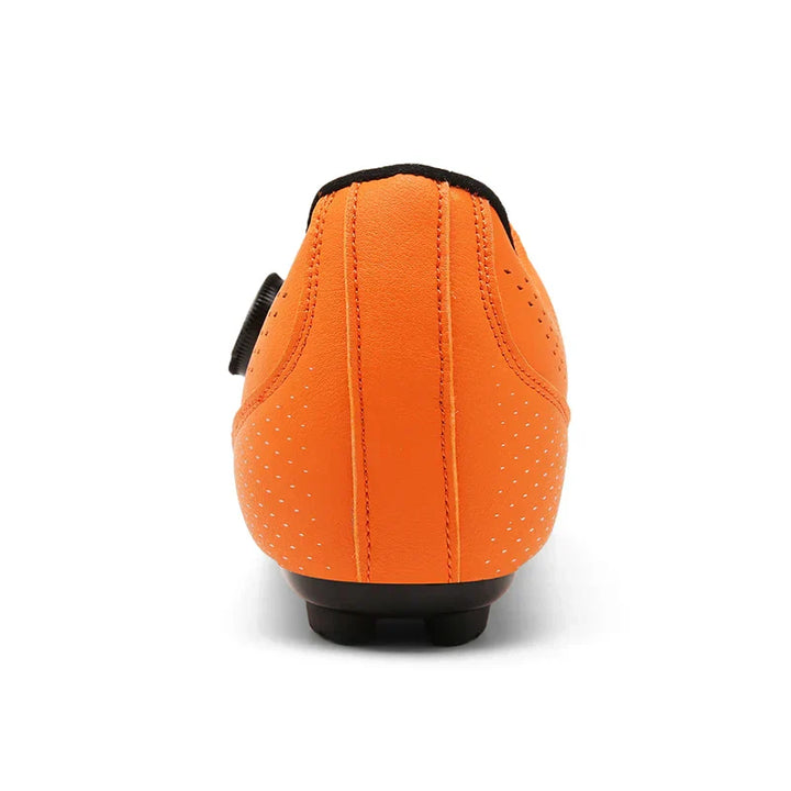 Orange Men's Mountain Self-Locking Cycling Shoes – MTB Clip Pedal Shoes