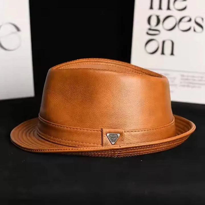 Vintage-Trilby Fedora Hut – Klassischer Leichter Modehut