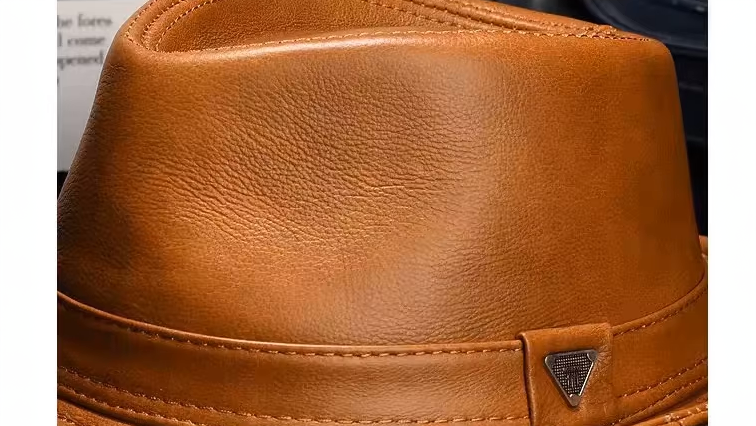 Vintage-Trilby Fedora Hut – Klassischer Leichter Modehut