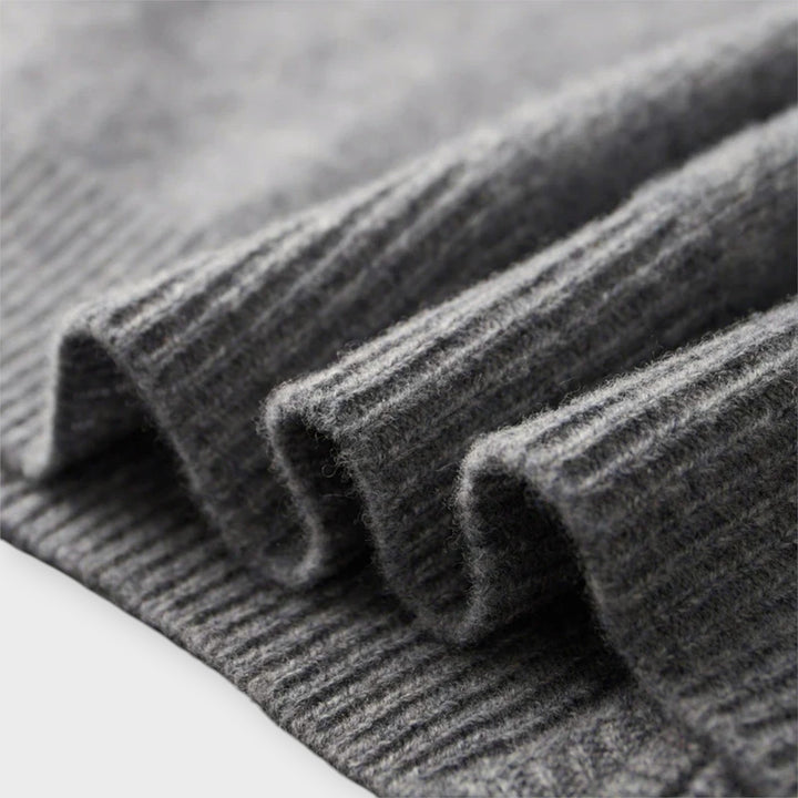 Manuel - Elegant & cozy half-zip pullover