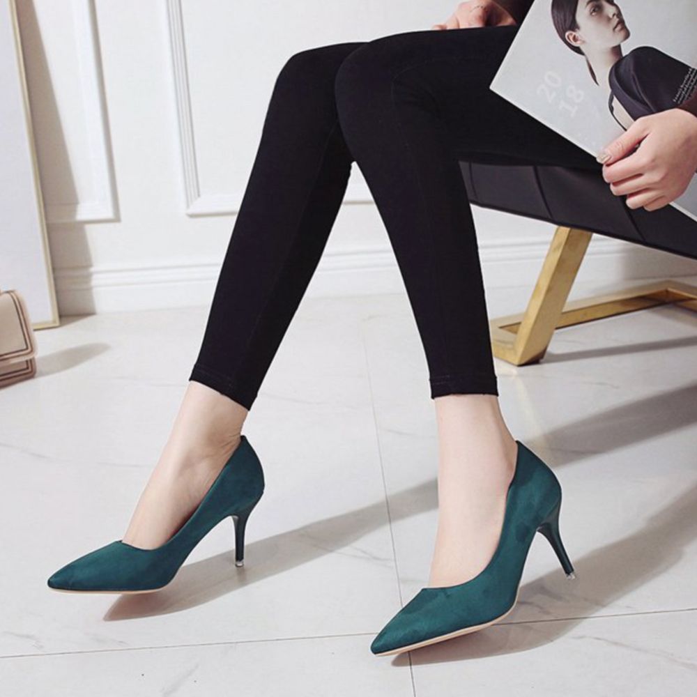 Classic pointed high heels | Vegan premium material | Nude stiletto