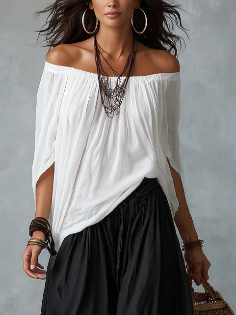 Schulterfreies Damenoberteil: Femininer Stil für Sommerabende 3