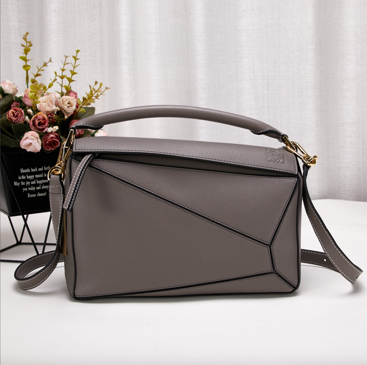 Rechteckige Strandtasche aus veganem Leder – Nachhaltig & Stilvoll