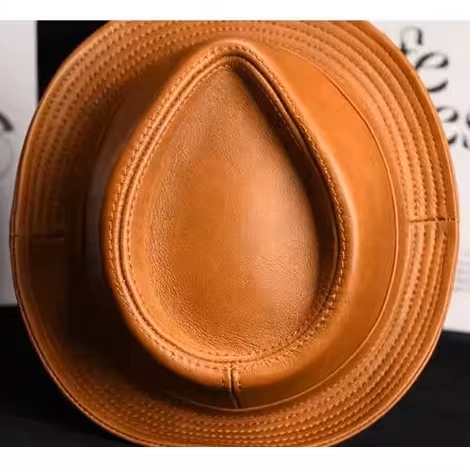 Vintage-Trilby Fedora Hut – Klassischer Leichter Modehut
