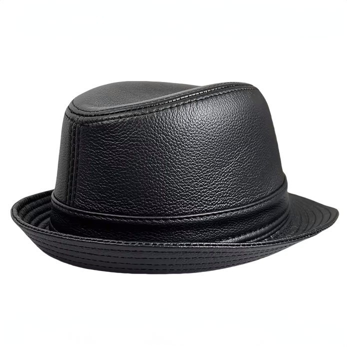 Vintage-Trilby Fedora Hut – Klassischer Leichter Modehut