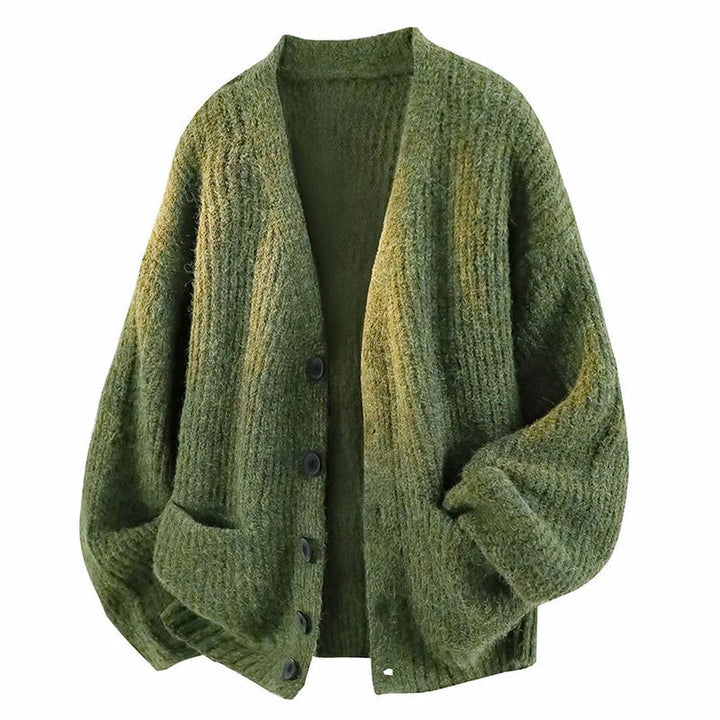 Lucille | Damen Strickjacke mit V-Ausschnitt